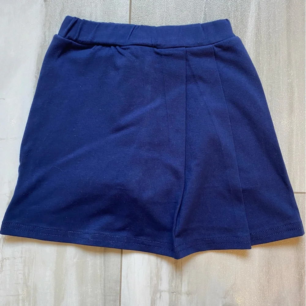 NWT JellyBean by Navy & Green Pickleball Sleeveless Bow Top & Skort Set Girl 18M